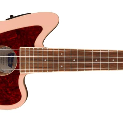 Fender Fullerton Jazzmaster Ukulele 2020 - Present - Shell Pink image 2