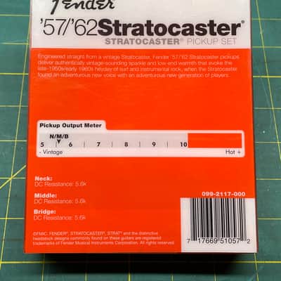 Fender Original 57/62 Stratocaster pickup set image 5