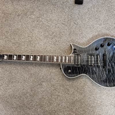 ESP LTD EC-1000 Piezo Quilted Maple 2017 - Quilted Maple See Through Black Seymour Duncans image 3