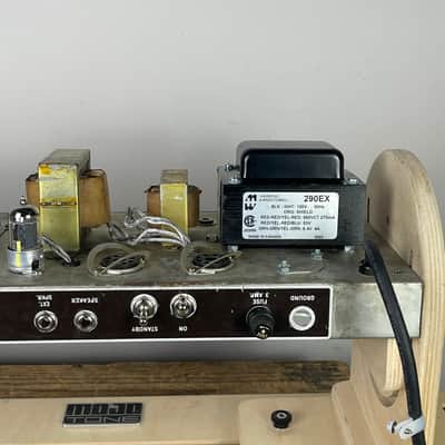 1961 Fender Bandmaster 40-Watt 2-Channel 1x12" Piggyback Guitar Amp - Brown panel image 15