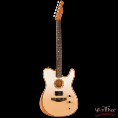 Fender FINNEAS Signature Acoustasonic Player Telecaster Rosewood Fingerboard Cappuccino Fade 5.00 LBS with Deluxe Gig Bag image 2