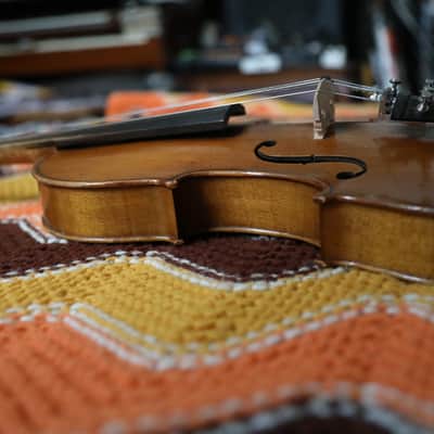 Vintage Violin with Case and Bow image 9