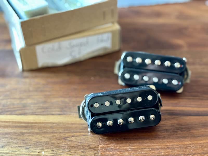 Bare Knuckle Pickups Cold Sweat Set – Neck & Bridge – Open Black image 1