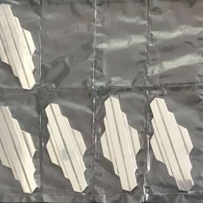 Gibson L-5 tailpiece silver medallion inserts Replica L5 image 9