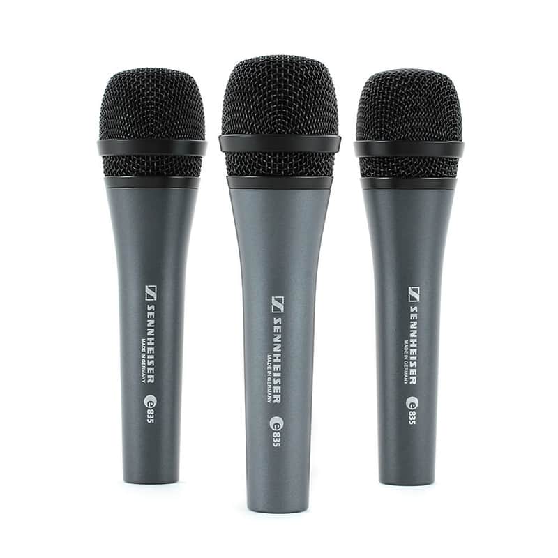 Sennheiser e835 Dynamic Mic (3-pack) image 1