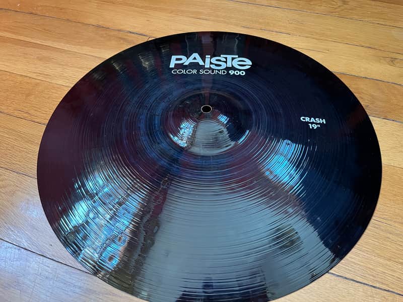 Paiste 19" Color Sound 900 Series Heavy Crash Cymbal 2017 - Present - Black image 1