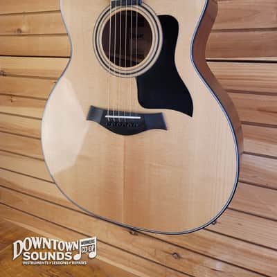 2021 Taylor 314ce Grand Auditorium Acoustic / Electric Guitar with Taylor Hard Case - Natural, 4lbs 11oz image 3