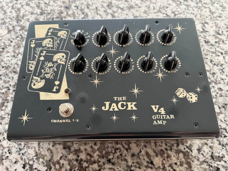 Victory Amps V4 The Jack 2-Channel 180-Watt Hybrid Guitar Amp Pedal 2022 - Present Black image 1
