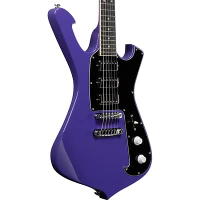 Ibanez  Fireman FRM300-PR Paul Gilbert Signature 6-String Solid Body Electric Guitar with Ebony Fretboard, Right-Handed, Purple image 4