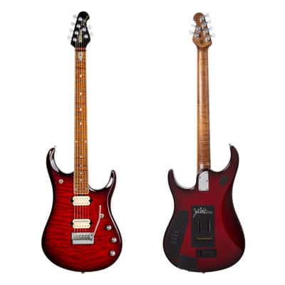 Ernie Ball Music Man BFR Baritone JP15 - Cherry Creamsicle 6 String Guitar Signed by John Petrucci 100pcs *AUTHORIZED DEALER image 9