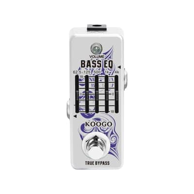 KOOGO LEF-317A Guitar Equalizer Pedal 5-band Parametric EQ Guitar Effect Pedal Frequency Compensator ±18dB Range for Mini Size--Shipped from Irvine Warehouse in California by USPS image 4