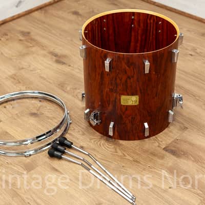 Rare Sonor Signature African Bubinga Heavy HLFT 18 – 18x19 Floor Tom – 1980s image 11