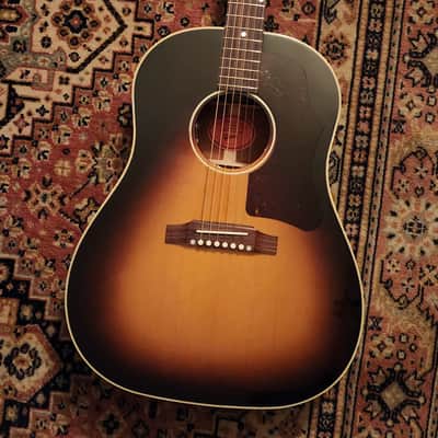 2024 Gibson 1950s J-45 Original Vintage Sunburst w/ OHSC | LR Baggs Element VTC, Workhorse image 1