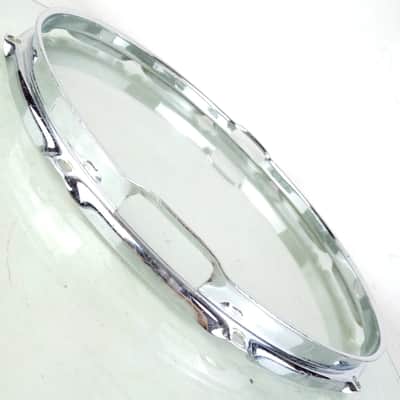 Ludwig 14"COB/Brass Supraphonic/Super-Sensitive Snare Drum Resonant Rim/Hoop 60s image 4