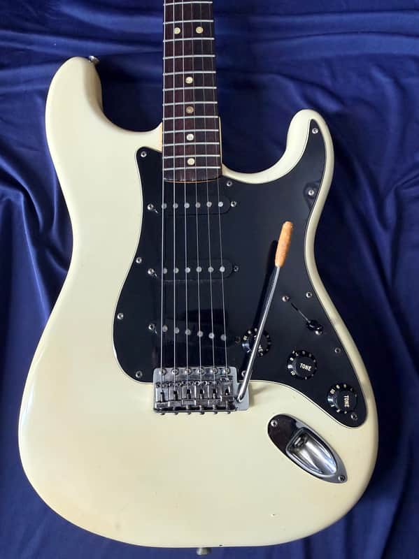 1977 Fender Stratocaster USA Olympic White All Original S7 Serial Vintage Hard Case image 1