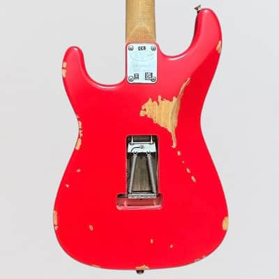 EVH Frankenstein "Frankie" Relic Electric Guitar - Red image 4