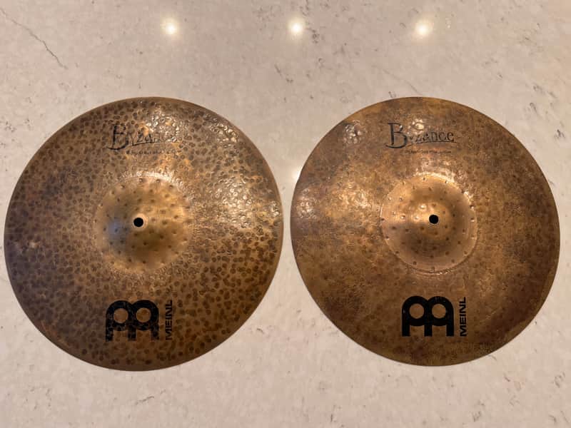 Meinl 15" Byzance Dark Big Apple Hi-Hat Cymbals (Pair) Rare Pair READ DESCRIPTION image 1