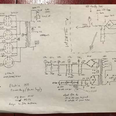 MATAMP USA ORANGE ELECTRIC AMP INNOVATIONS Volume Unit 180 watt Kt88 Non Master Volume 2009 - Blonde image 6