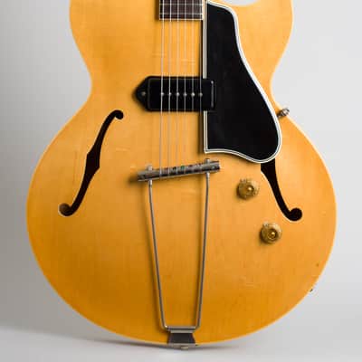 Gibson ES-225TN Thinline Hollow Body Electric Guitar (1957), ser. #U389-18, original brown hard shell case. image 3