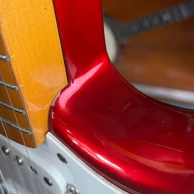 Tokai “Goldstar Sound” MIJ Stratocaster – Candy Apple Red – Early 1980s w/ Vintage Ibanez Hardcase image 22