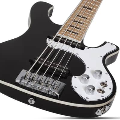 Schecter DIAMOND SERIES Stargazer-5 Gloss Black 5-String Electric Bass Guitar image 1