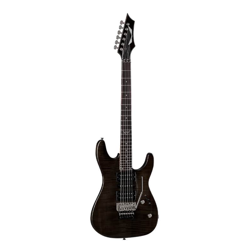 Dean Guitars Custom 380 Floyd Guitar (Trans Black) image 1
