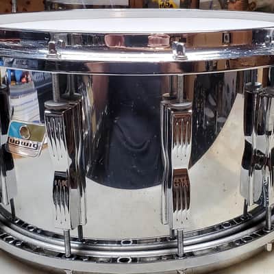 Ludwig Coliseum 8”x14” Snare Drum 1970’s - Chrome Over Maple image 2