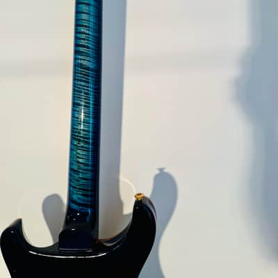 PRS Custom 24 Wood Library - Quilted 10 Top - Cobalt Blue - Flamed Maple Neck 2021 - Cobalt Blue image 5