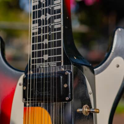 1965-1966 Mosrite Mel-o-bar 10-string Tritone Burst image 5