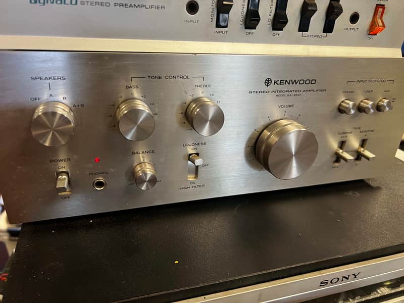 Vintage Kenwood KA-3500 Integrated Amplifier, good working condition tested image 1