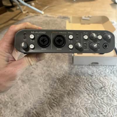 M-Audio Fast Track Pro USB Audio / MIDI Interface 2000s - Blue/Gray image 10