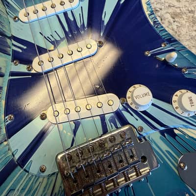 Fender SplatterCaster Midnight Swirl image 12