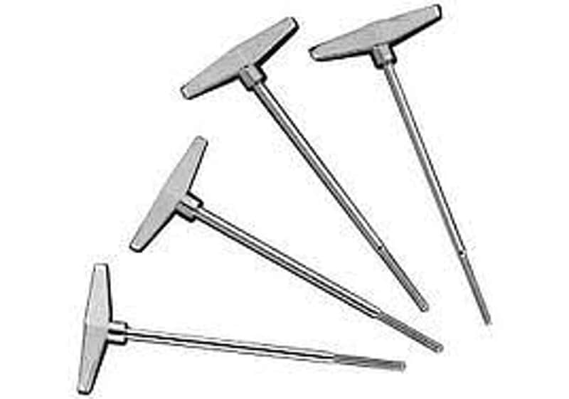 Stagg 2B-HP BASS DRUM TENSION RODS T-RODS 10 PACK image 1