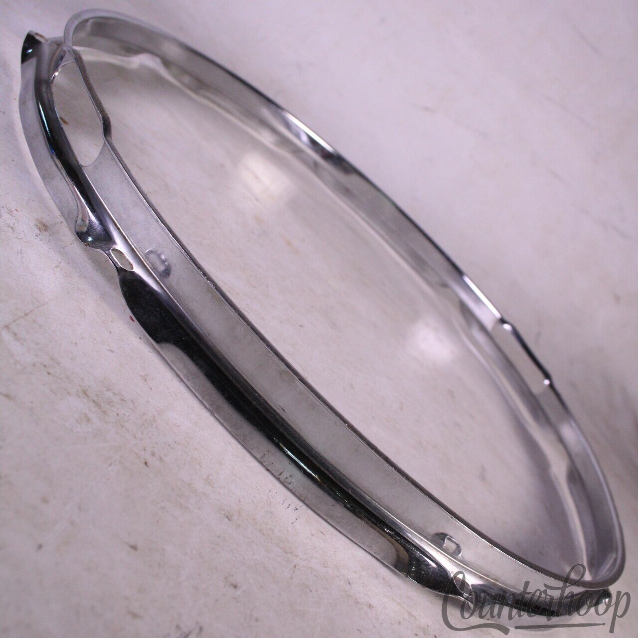 Ludwig 15" 8-Lug Snare Drum Resonant Rim/Hoop Steel COS Vintage Early 60s Gates — main photograph