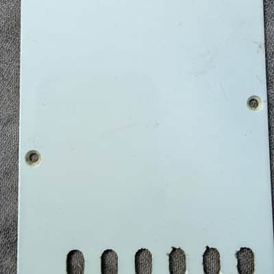FENDER STRATOCASTER CAVITY COVER 1970s - WHITE ORIGINAL *CLEAN* image 3