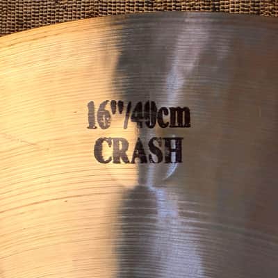 DARK 1/2 LATHE ISTANBUL Mehmet Hamer 16” SPLIT CRASH 914 g PERFECT Turk Traditional image 7