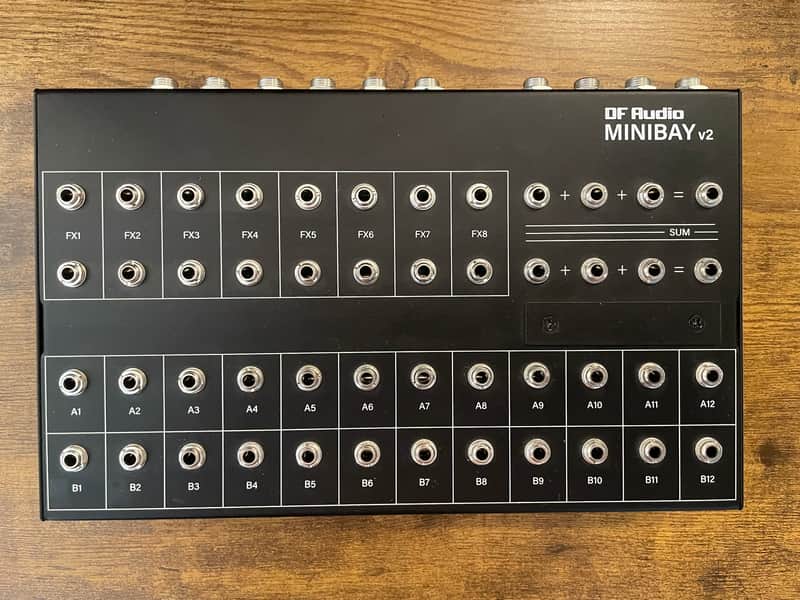 DF Audio Minibay v2 40-Point Desktop Patchbay + Cables image 1