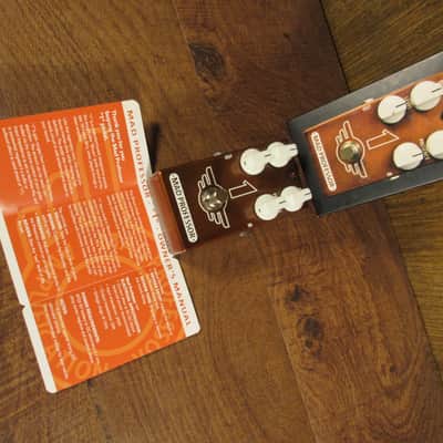 Mad Professor 1 Brown Sound Distortion / Reverb Effects Pedal LIKE NEW image 1