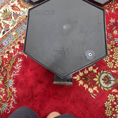 Simmons Drum Pad Set of 3 Two Tom One Kick Red Backing 1980s image 2