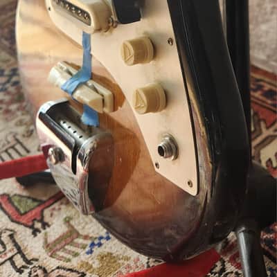 RARE! Kent Polaris II Sunburst w Trem System 1965 Japan image 16