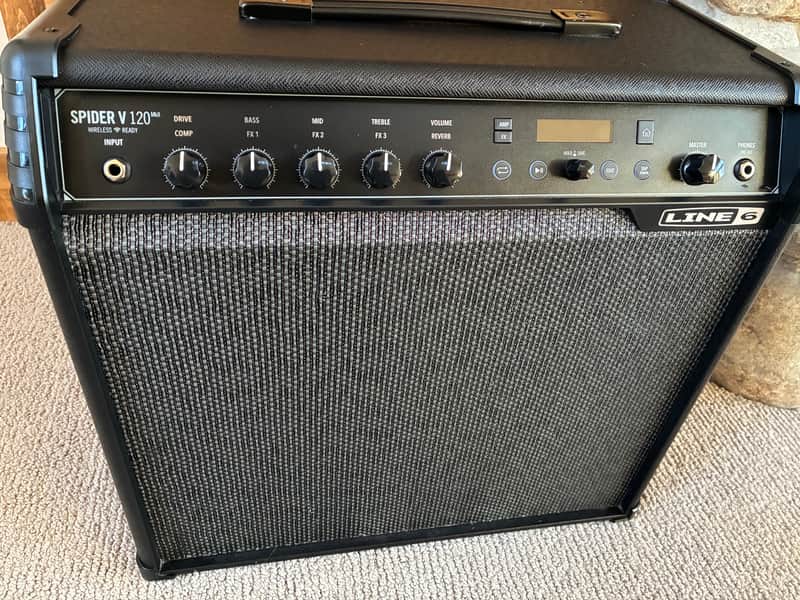 Line 6 Spider V 120 MkII 120-Watt 1x12" Digital Modeling Guitar Combo 2019 - 2021 - Black image 1