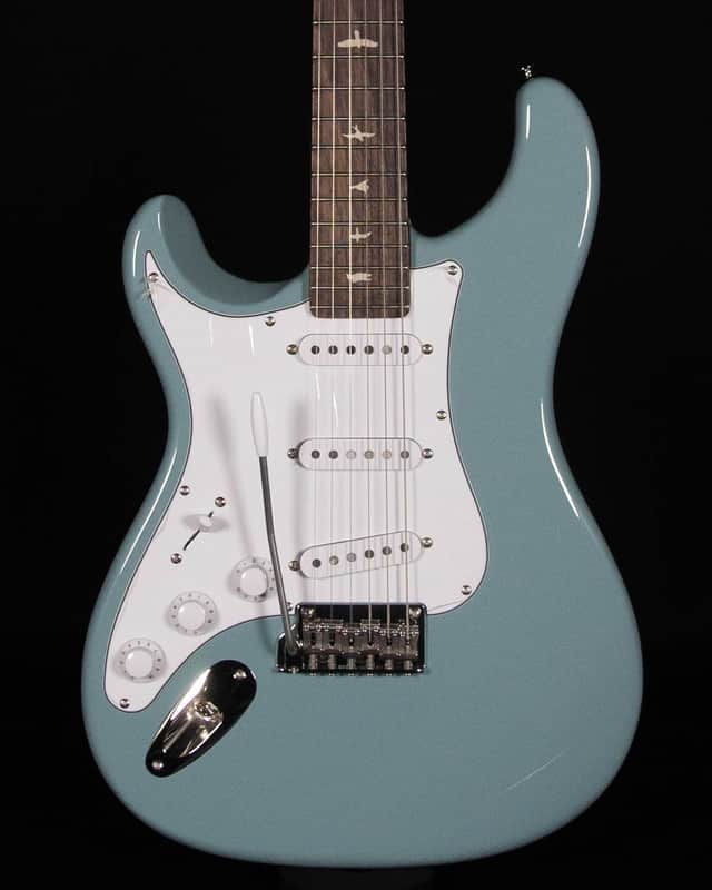 Mint PRS SE Silver Sky "Lefty", Stone Blue image 1