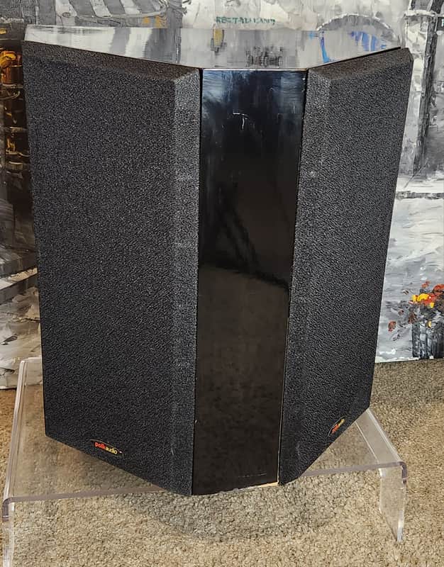 Polk Polk Audio LSiFX Dipole/bipole surround speakers 90s - Piano black image 1