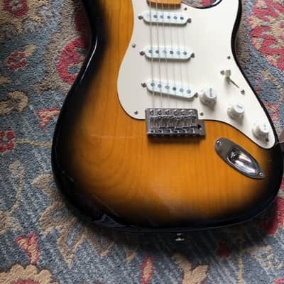 K-Line Springfield Strat, Sunburst, Maple neck, Lollar Dirty Blonde pickups w/video! image 2