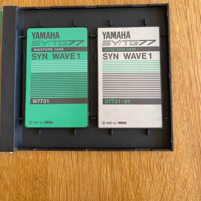 Yamaha sy 77 /sy 99 SYN WAVE 1 voice data and waveforms cards image 2