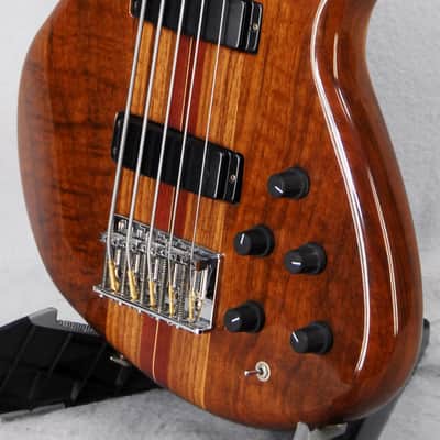 Tobias Basic 5 Bass - Pre Gibson1985 Fretted Converted to Fretless American Black Walnut image 6
