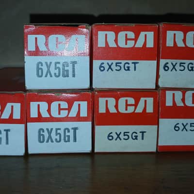 (7) RCA 6X5GT/EZ35 Tubes NOS NIB image 1