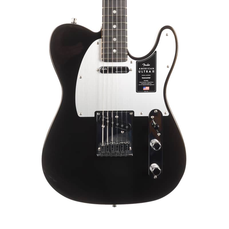Fender American Ultra II Telecaster Ebony - Texas Tea image 1
