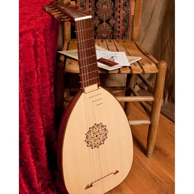 Roosebeck LT7DRSN-1 Deluxe 7-Course Lute Sheesham/Walnut with Gig Bag image 4