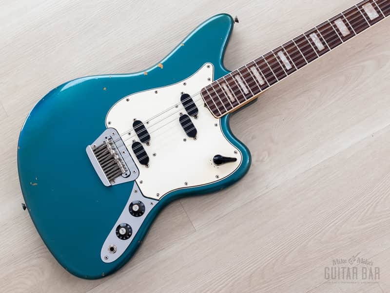 1966 Fender Electric XII Vintage 12-String Guitar Lake Placid Blue, 100% Original w/ Case image 1